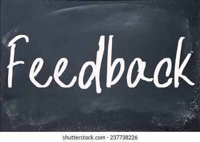 feedback word write on paper 