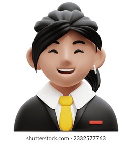 Female Accountant 3D Profession Avatars Illustrations - Powered by Shutterstock