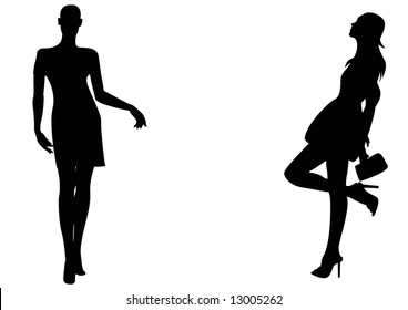 2,635 Woman leaning silhouette Images, Stock Photos & Vectors ...