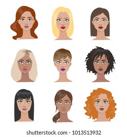 Hair Type Cartoon Images Stock Photos Vectors Shutterstock