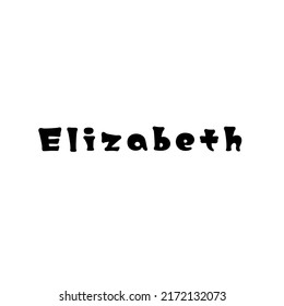 935 Elizabeth Name Image Images, Stock Photos & Vectors | Shutterstock