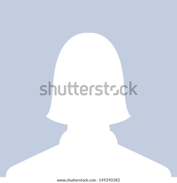 Female Profile Picture Silhouette Profile Avatar Stock Illustration ...