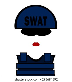 Female Swat Team Member