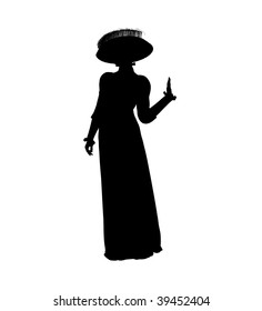 1900 Woman Silhouette Images, Stock Photos & Vectors | Shutterstock