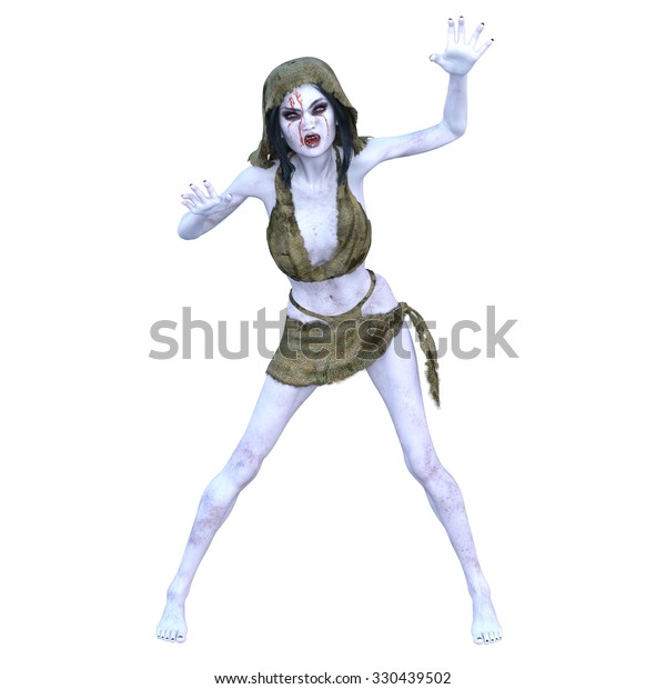 Female Zombie Stock Illustration Shutterstock