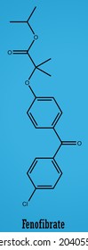 Fenofibrate, Is An Oral Medication Of The Fibrate Class Used To Treat Abnormal Blood Lipid Levels. It Is Less Preferred To Statin Medications