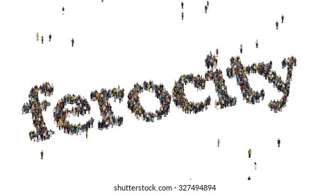 Ferocity Word Crowd Above Stock Illustration 327494894 | Shutterstock