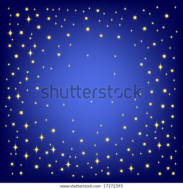 Festive Background Your Design Gold Stars Stock Illustration 17272393