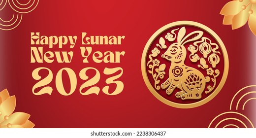 Festive Happy Lunar New Year 2023  - Powered by Shutterstock