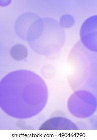 Festive purple gradient background with defocused lights