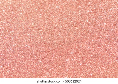 Festive Rose Gold Sparkle Glitter Background 