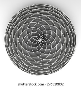transparent fibonacci spiral