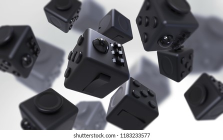 Fidget Cube simple stress reliever, Fingers Toy, Kickstarter