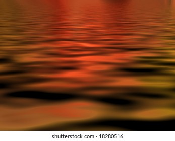 fiery abstract