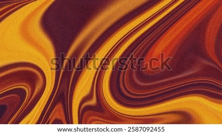 A fiery abstract digital artwork with flowing swirls of gold, orange, and deep red, creating a dynamic, fluid pattern with intense warmth and depth.