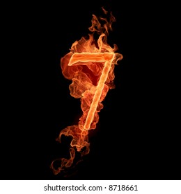 Fiery Font. 7