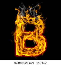 1,748 B Fire Letter Images, Stock Photos & Vectors | Shutterstock