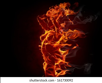 Fiery girl