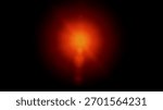 Fiery red glowing light centered in darkness, creating a dramatic and mysterious visual effect. Perfect for technology, sci-fi, or abstract energy backgrounds.