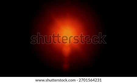 Fiery red glowing light centered in darkness, creating a dramatic and mysterious visual effect. Perfect for technology, sci-fi, or abstract energy backgrounds.