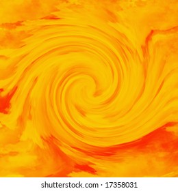 fiery swirl