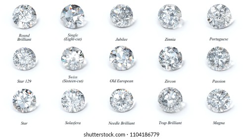 name of round cut diamond