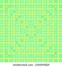 Fifties Style Lime Green And Lemon Mosaic Background.