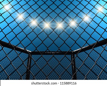 fighting cage clipart background