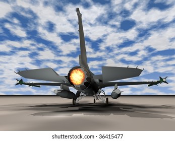 A fighter plane