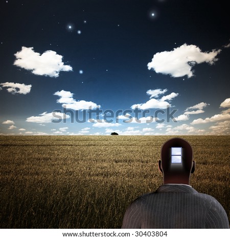 Similar – Image, Stock Photo Marshmallow Field VI