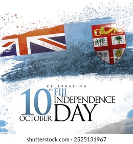 Fiji Independence Day 10th October Illustration. - Powered by Shutterstock