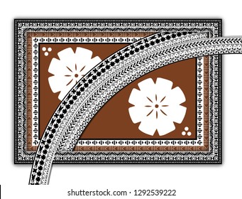 Fijian Design. Fijian Masi designs.