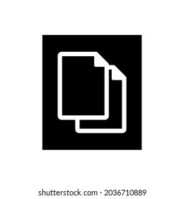File Copy Paste Icon Logo Illustration Stock Illustration 2036710889 ...