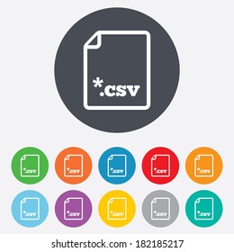 2,748 Csv icon Images, Stock Photos & Vectors | Shutterstock
