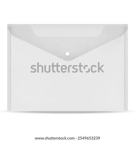 File Folder Mockup made of plastic and has a button as a closure. This mockup is suitable for those of you who have a product design that is similar or even the same as this.