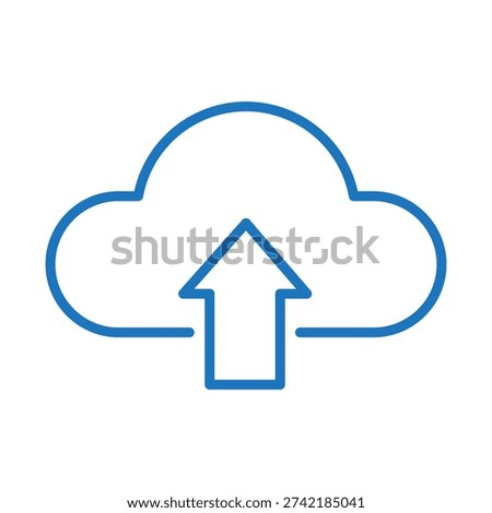 File Upload Document Icon. Uploading Icon Design. Development color icon, use for app and web development, digital or print for industry, education, business, financial.