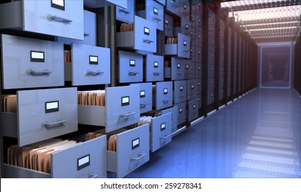 Files in the storage room