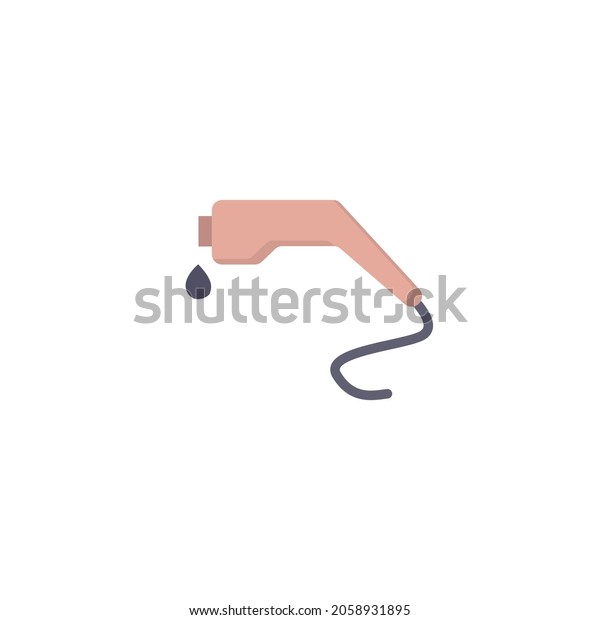 filling gun isolated
illustration. filling gun flat icon on white background. filling
gun clipart.