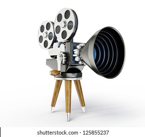 film camera isolated on a white background