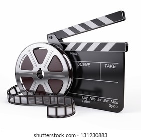 Film And Clapper Board - Video Icon