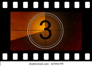 Film Countdown 3 Stock Illustration 107491799 | Shutterstock