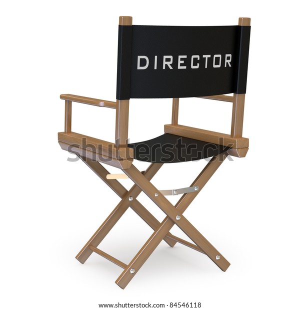 映画監督の椅子の背面 のイラスト素材