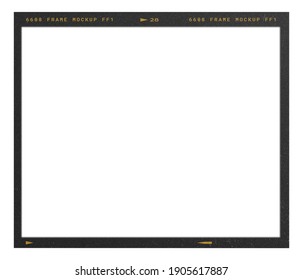 Film Frame Photo Strip High-resolution Blank Filter. 35mm Scan Template Texture Effect. Trendy Editable Camera Roll Social Stories Design. 135 Type Isolated Vintage Analog Cinema Empty Scratches.