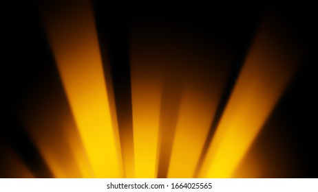 Film Grain Effect. Sun Rays Light Isolated On Black Background For Copy Space. Blur Spotlight Texture Overlays. Stock Illustration.