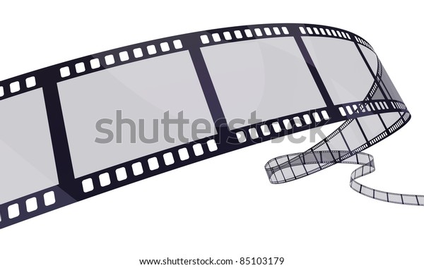 film strip\
(clipping path and isolated on\
white)
