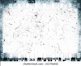 Film Strip Texture, Scratched Photo Frame