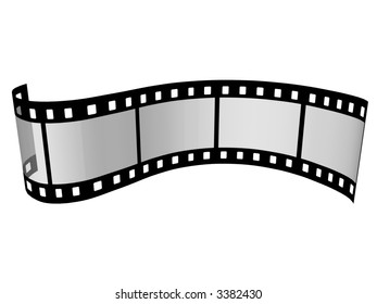 Cinema Movie Photography 35mm Film Strip Stock Vector (Royalty Free ...