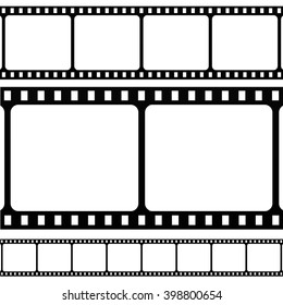 Film Stripe Icon On White Background.