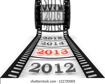 Filmstrip as a way to new year