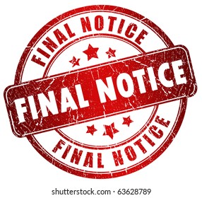 Final Notice Stamp